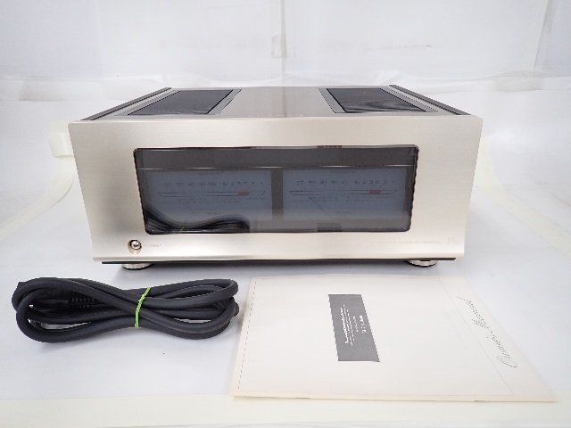 【良品】 LUXMAN ラックスマン M-7i ステレオパワーアンプ 説明書付 ∴ 6BA2B-3