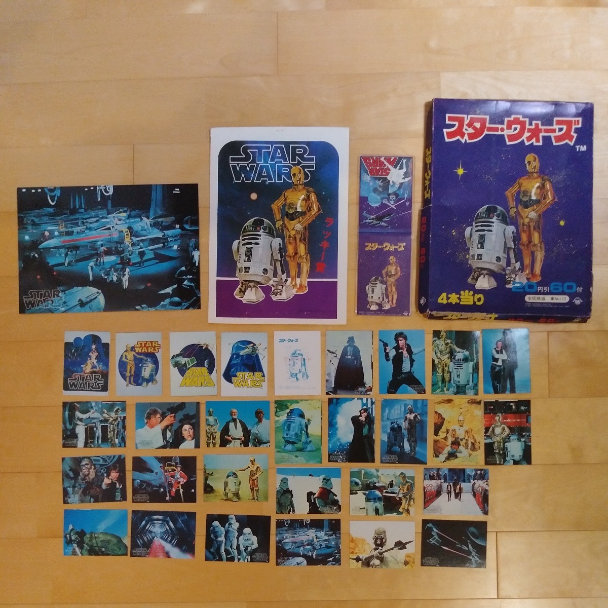 希少　1977年　スターウォーズ　ブロマイド　カード　28枚　アタリ TOPPS 希少 1977年 スターウォーズ ブロマイド カード 28枚 アタリ TOPPS