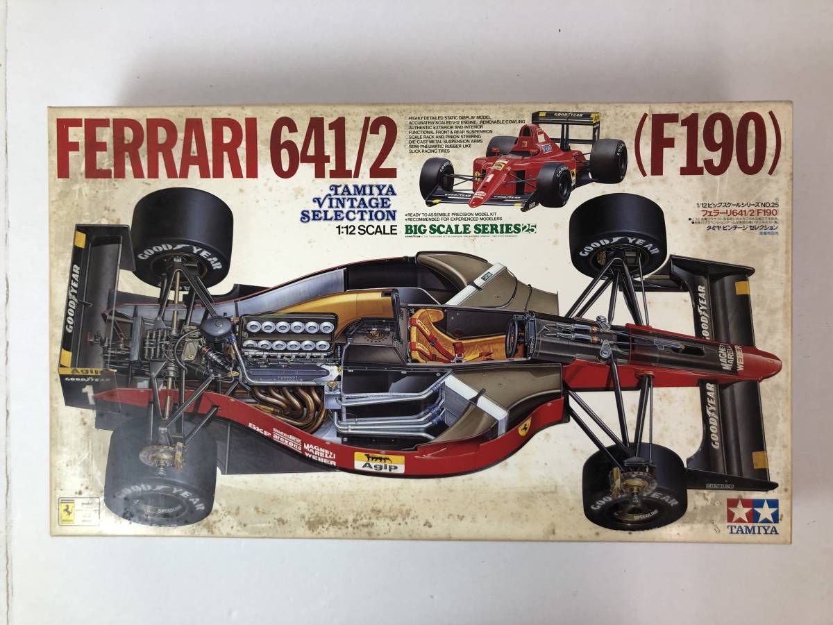 21003 〇 タミヤ TAMIYA 1/12 フェラーリ 641/2 F190 プラモデル 未 