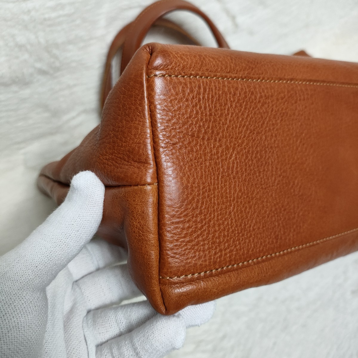 極美品】イルビゾンテ IL Bisonte オールレザー ハンドバッグ トート 