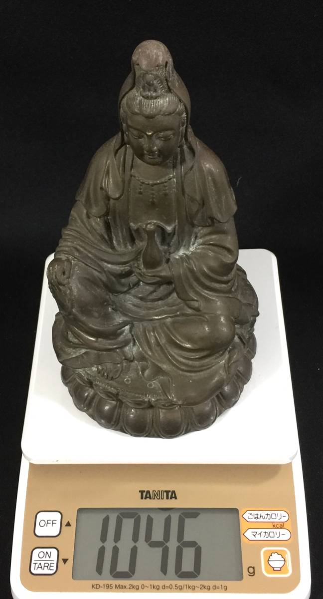 治】時代金工師作 鉄打ち出し金銀象嵌龍鳳凰紋鉄鉢☆幅21.4cm 建水