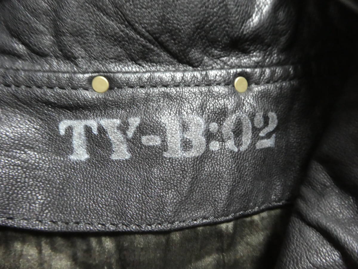 14th Addiction レザーパーカー TY-B:02 サイズ2 14th addiction レザーパーカー フォーティーンスアディクション 2