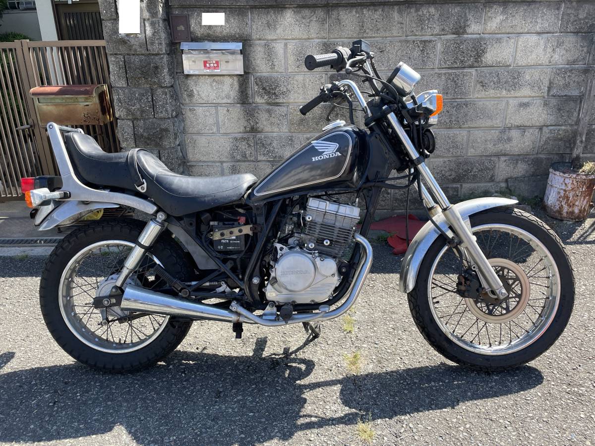 CBX125カスタム JC12 鍵付き レストアベースor部品取り車