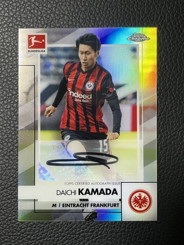 サッカー日本代表 鎌田大地 サインカード 鎌田大地 Daichi Kamada 直筆