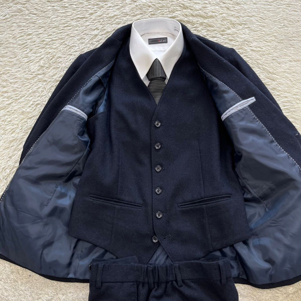 インヘリット【圧巻の3ピース】INHERIT スーツ セットアップ 