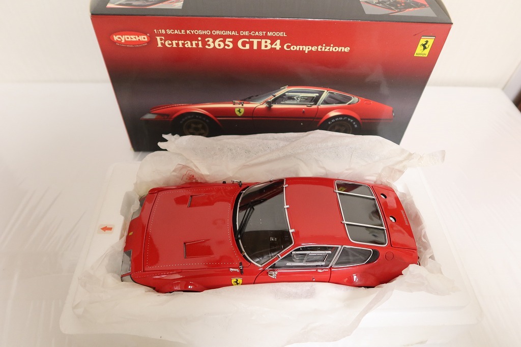 1/18 京商 フェラーリ 365 GTB4 デイトナ コンペティツィオーネ 赤