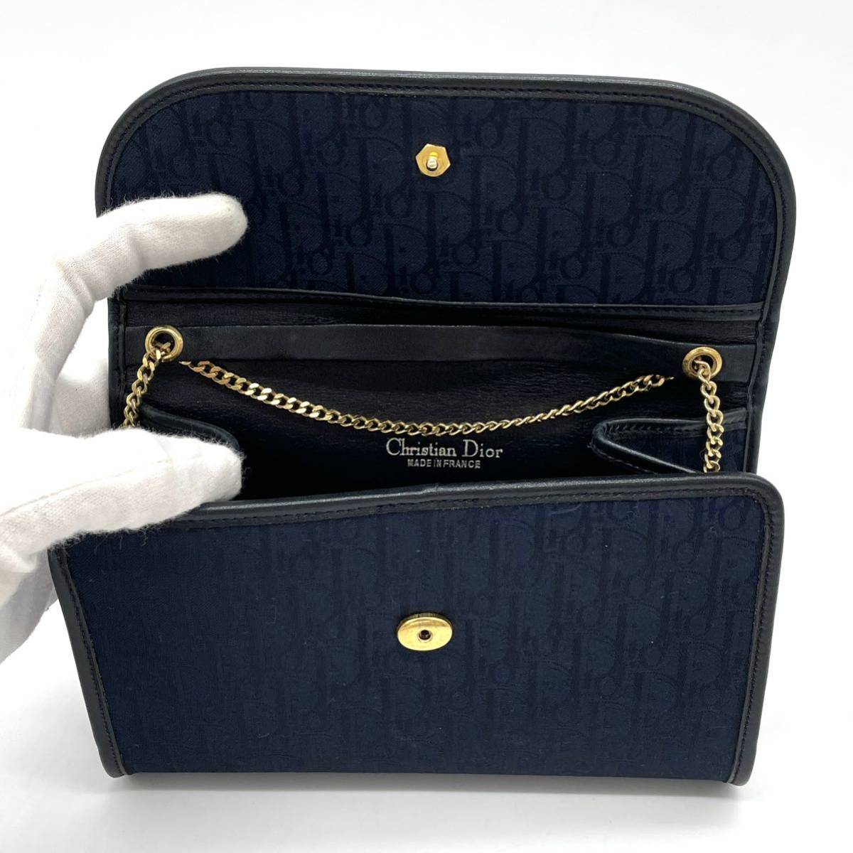 1円 新品同様品 Christian Dior クリスチャンディオール トロッター 