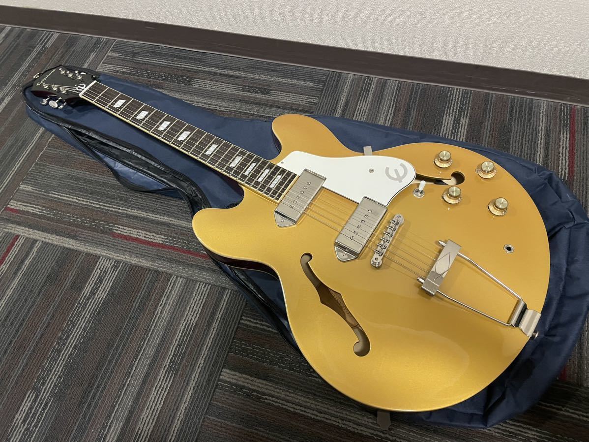 エレキギター Epiphone Casino MG GOLD TOP エピフォン カジノ 