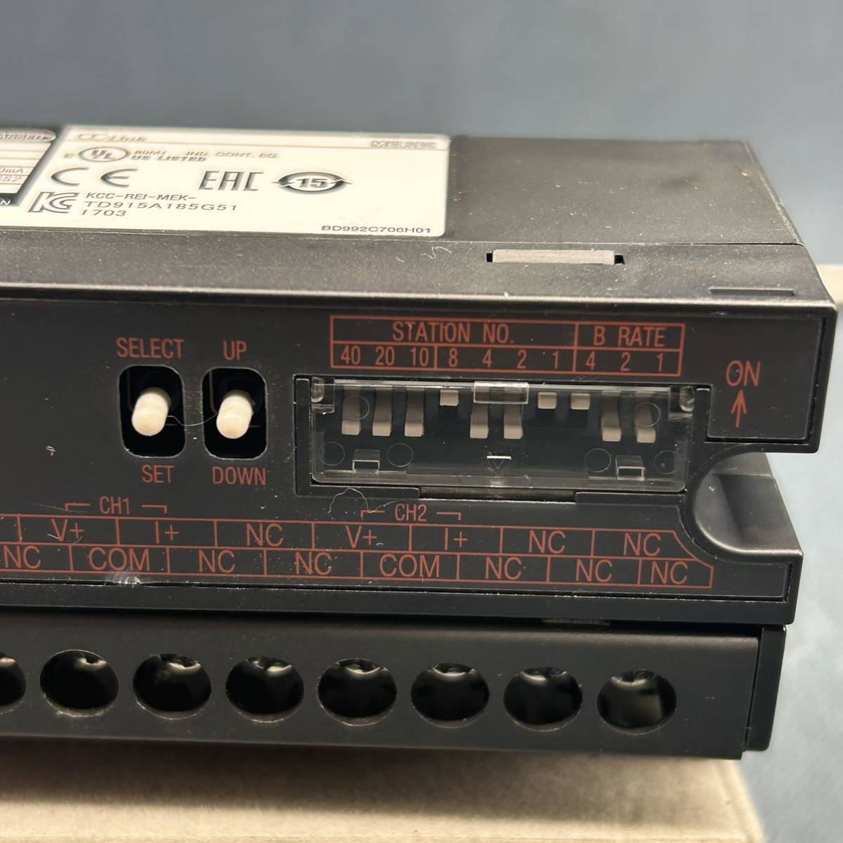 387 MITSUBISHI AJ65SBT-62DA CC-Linkデジタル－アナログ変換ユニット