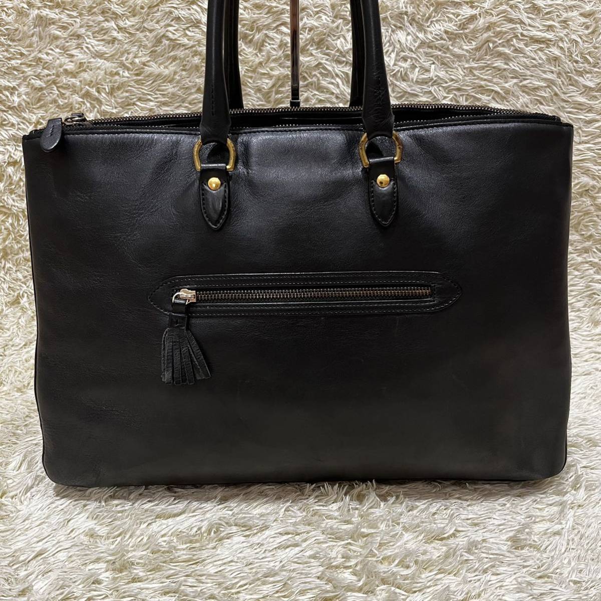 J&M DAVIDSON ビジネスバッグ　ブリーフケース　2way ブラック ビジネスバッグ ブリーフケース メンズ 2way ブラック 軽量 A4