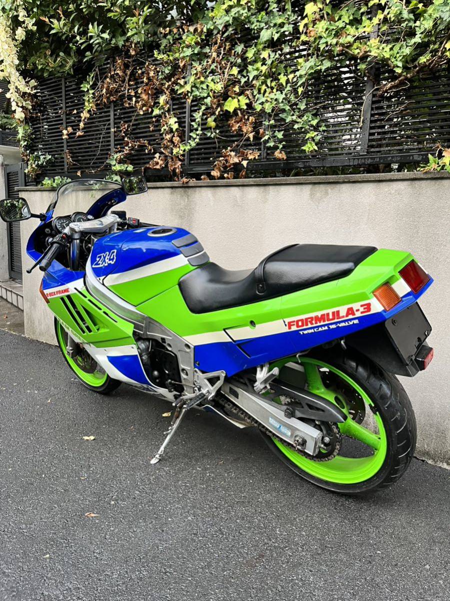 カワサキ ZX-4 実働車 鍵・書類有 ツキギマフラー オイル・フィルター
