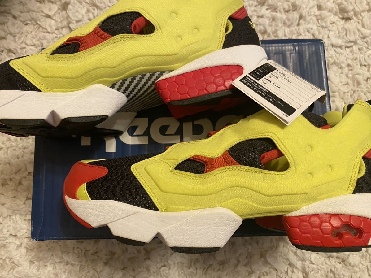 1円スタート】REEBOK INSTA PUMP FURY OG CITRON 29cm us11 リーボック 