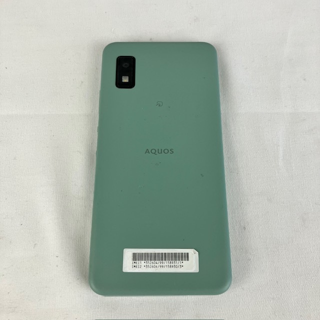 動作確認済み】SHARP AQUOS wish2 A204SH OLive Green ワイモバイル