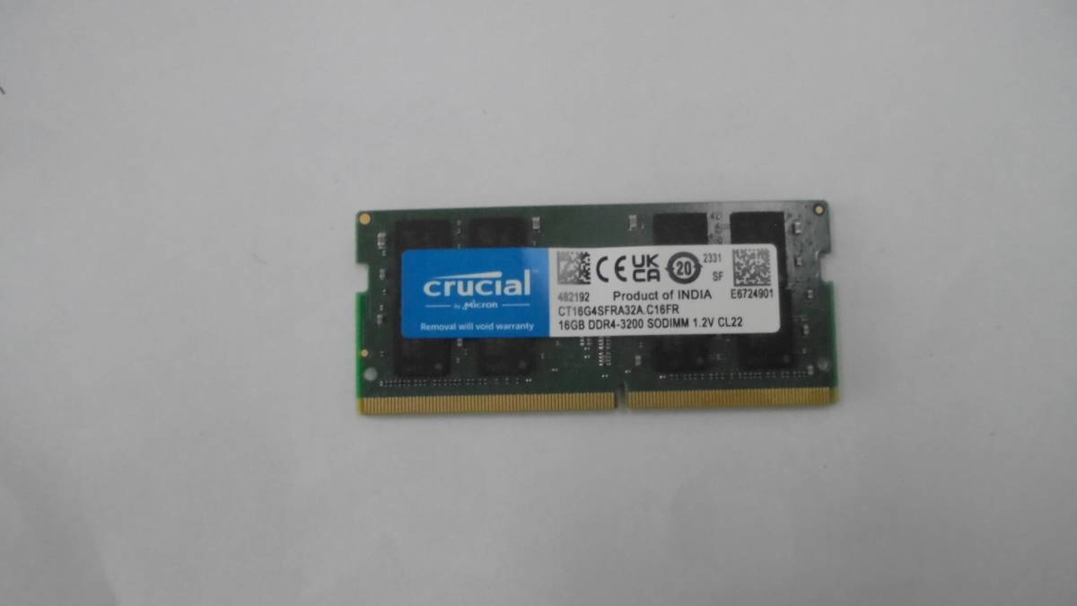 激安大特価，安い】 CRUCIAL 16GB DDR4-3200 SODIMM 1.2V CL22