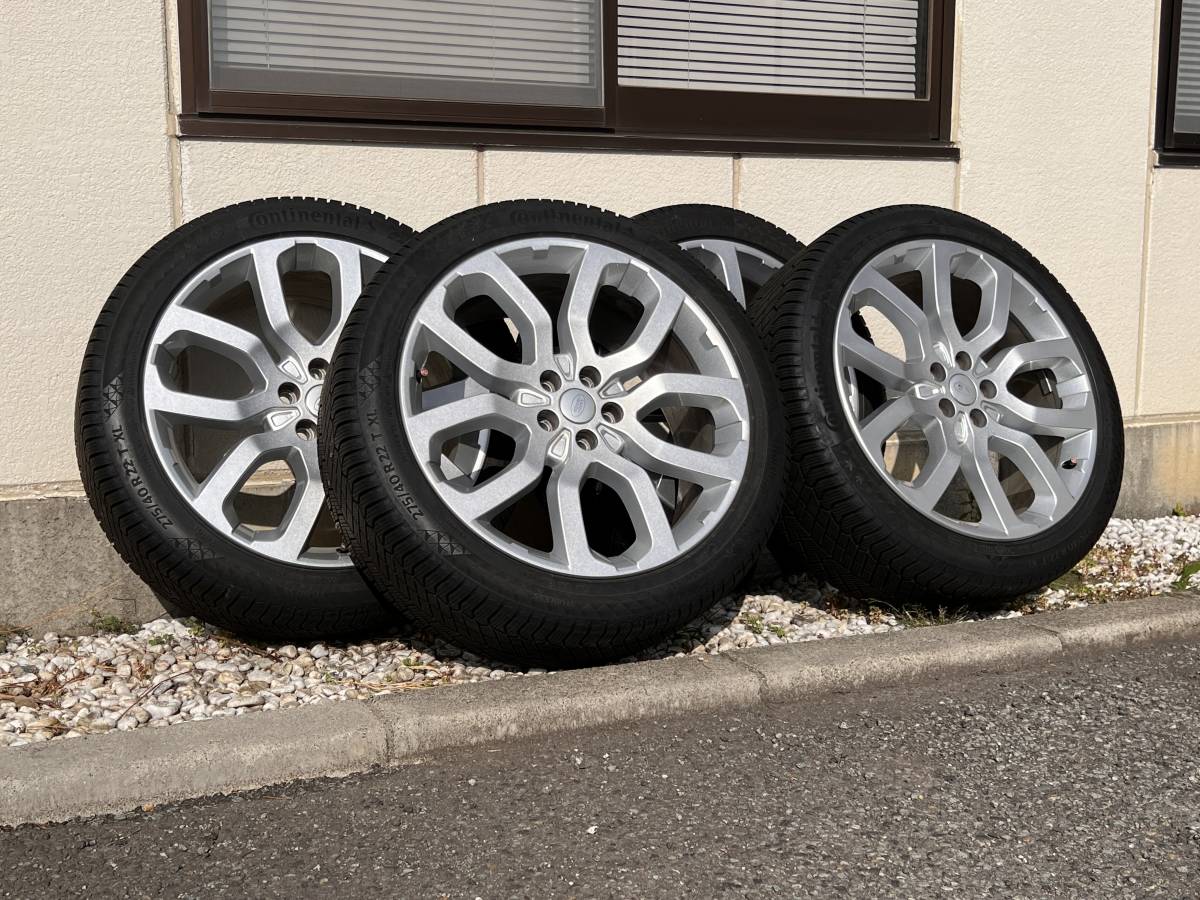 正規品ランドローバー レンジローバー純正22インチホイール+タイヤ4本