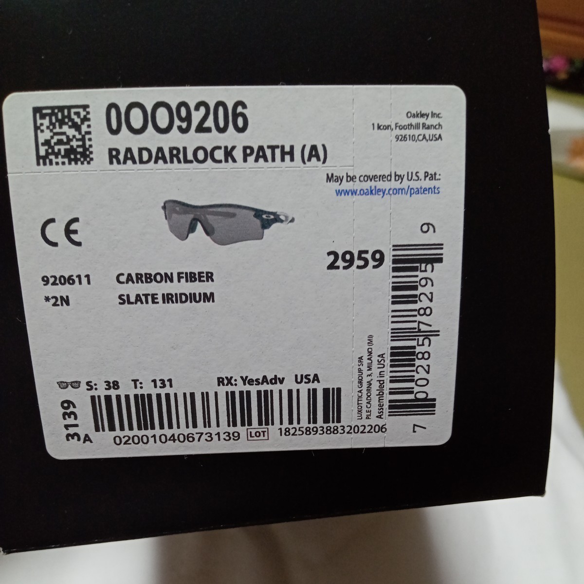 美品オークレーレーダーロックパス スポーツサングラス野球_2