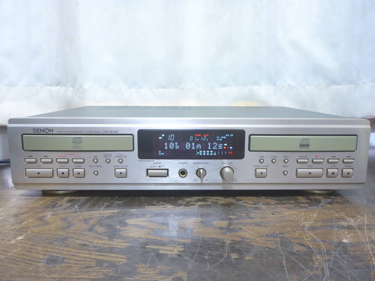 DENON CDR-W1500 CDレコーダー デノン 【公式通販】
