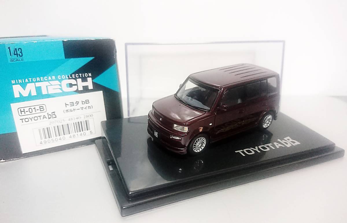  絶版 MTECH 1/43 トヨタ ｂB ボルドーマイカ メタリック エムテック TOYOTA 検索 エブロ(エムテック)｜売買されたオークション情報、yahooの商品情報をアーカイブ公開 - オークファン エムテック