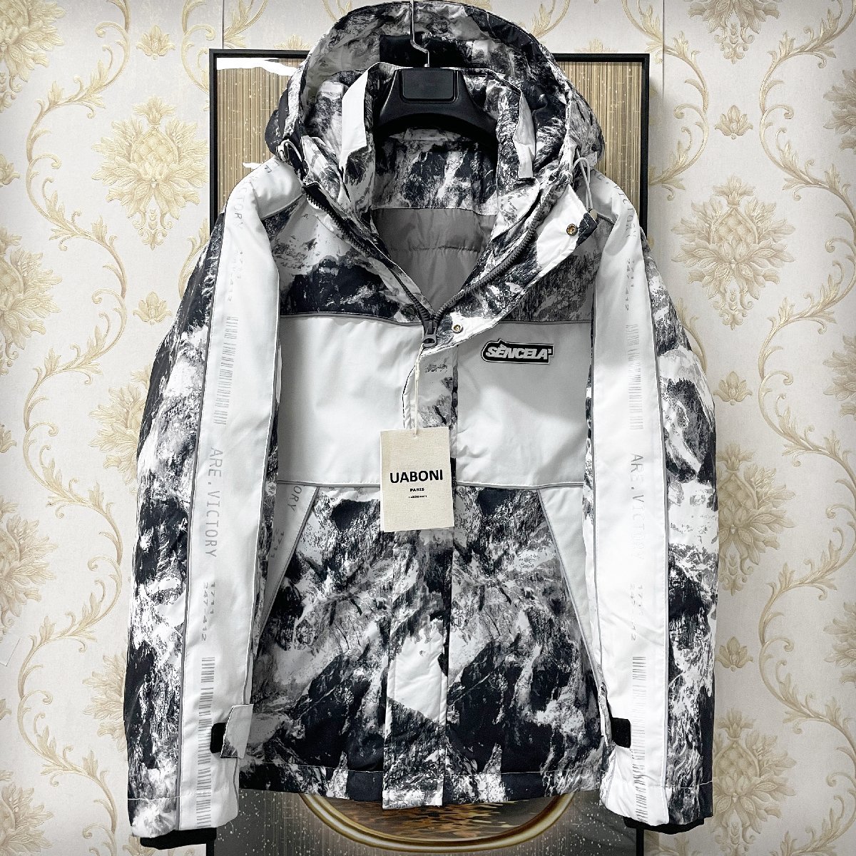 定番人気，SALE 個性EU製＆定価11万 UABONI Paris ダウンジャケット ユアボニ パリ発 ダックダウン90％ 肉厚 防寒防風 派手 雪山 マウンテンパーカ 2XL(XLサイズ以上)｜売買されたオークション情報、yahooの商品情 XLサイズ以上
