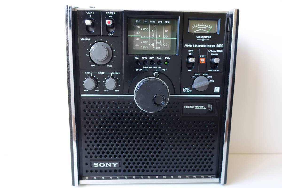 整備品 SONY スカイセンサー ICF-5800 取説CD-R（PDFファイル）付 整備品
