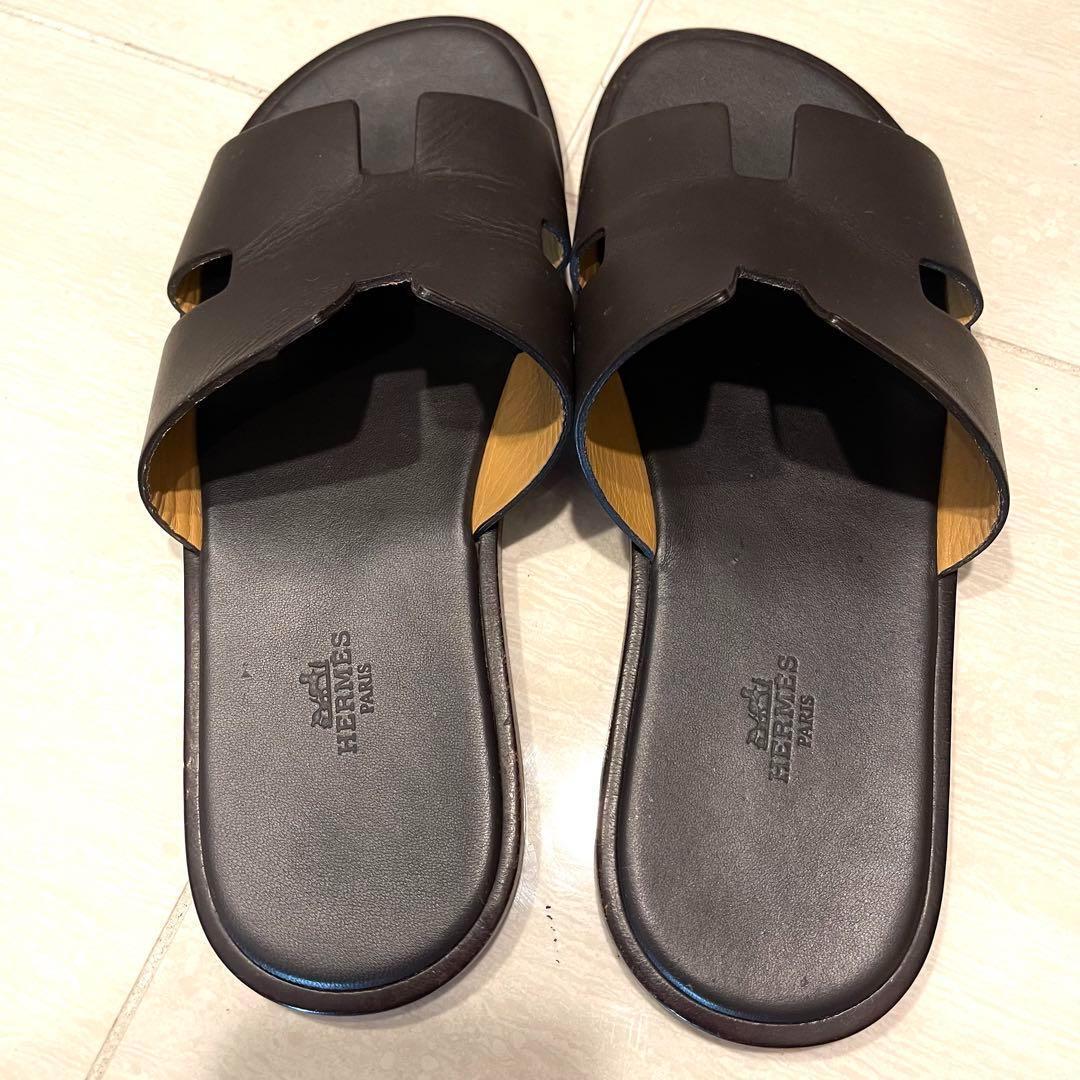 1円【極美品】HERMES エルメス イズミール メンズ サンダル 26.5cm  