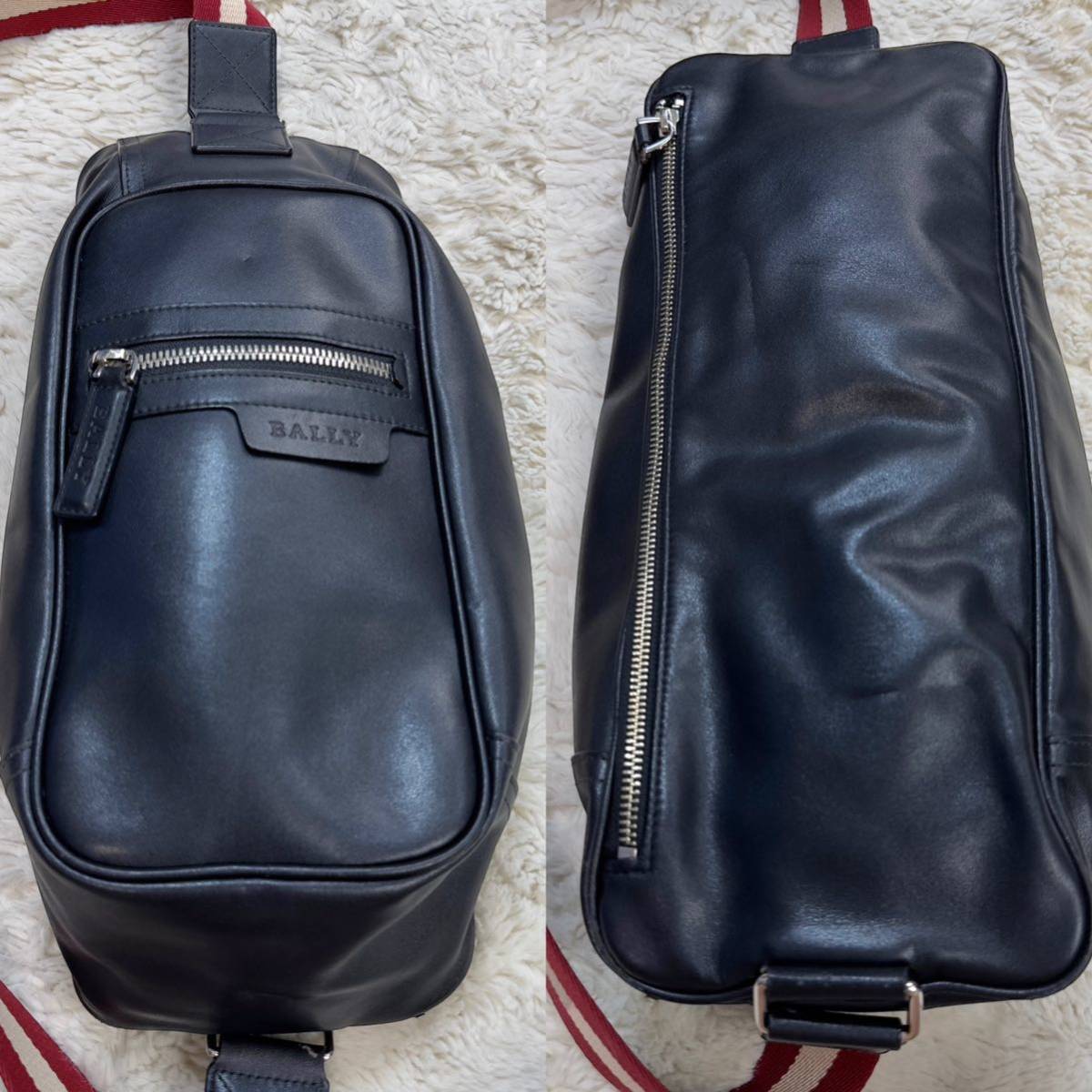 1円 【極希少カラー】 BALLY バリー ショルダーバッグ レザー トレスポ