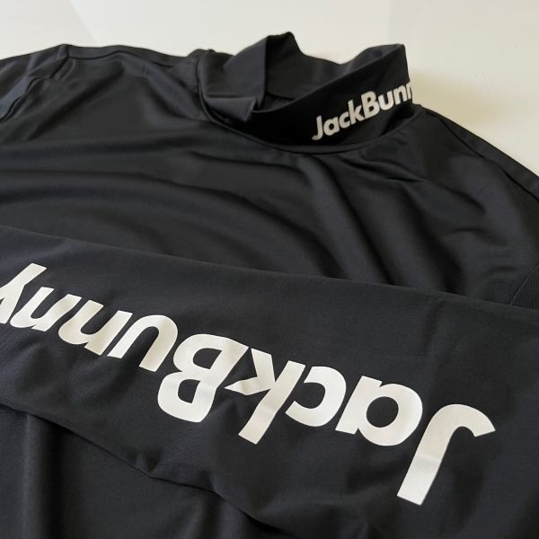 【新品・正規品】Jack Bunny!! ジャックバニーメンズ 長袖モックインナー BK≪サイズ5≫