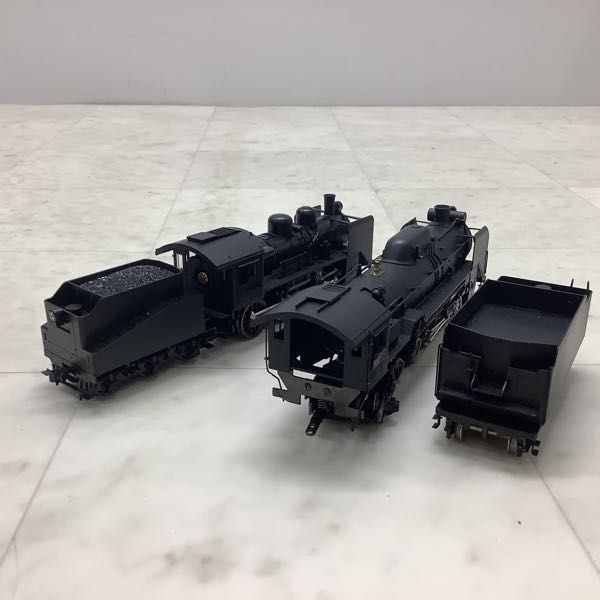 1円〜 ジャンク KATO HOゲージ D51 739 蒸気機関車 炭水車 他(機関車