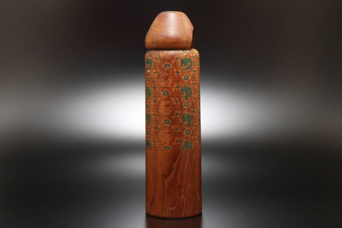 M 伝統工芸 宮島無筆作 創作こけし 「翠」 高さ41.7cm Yahoo