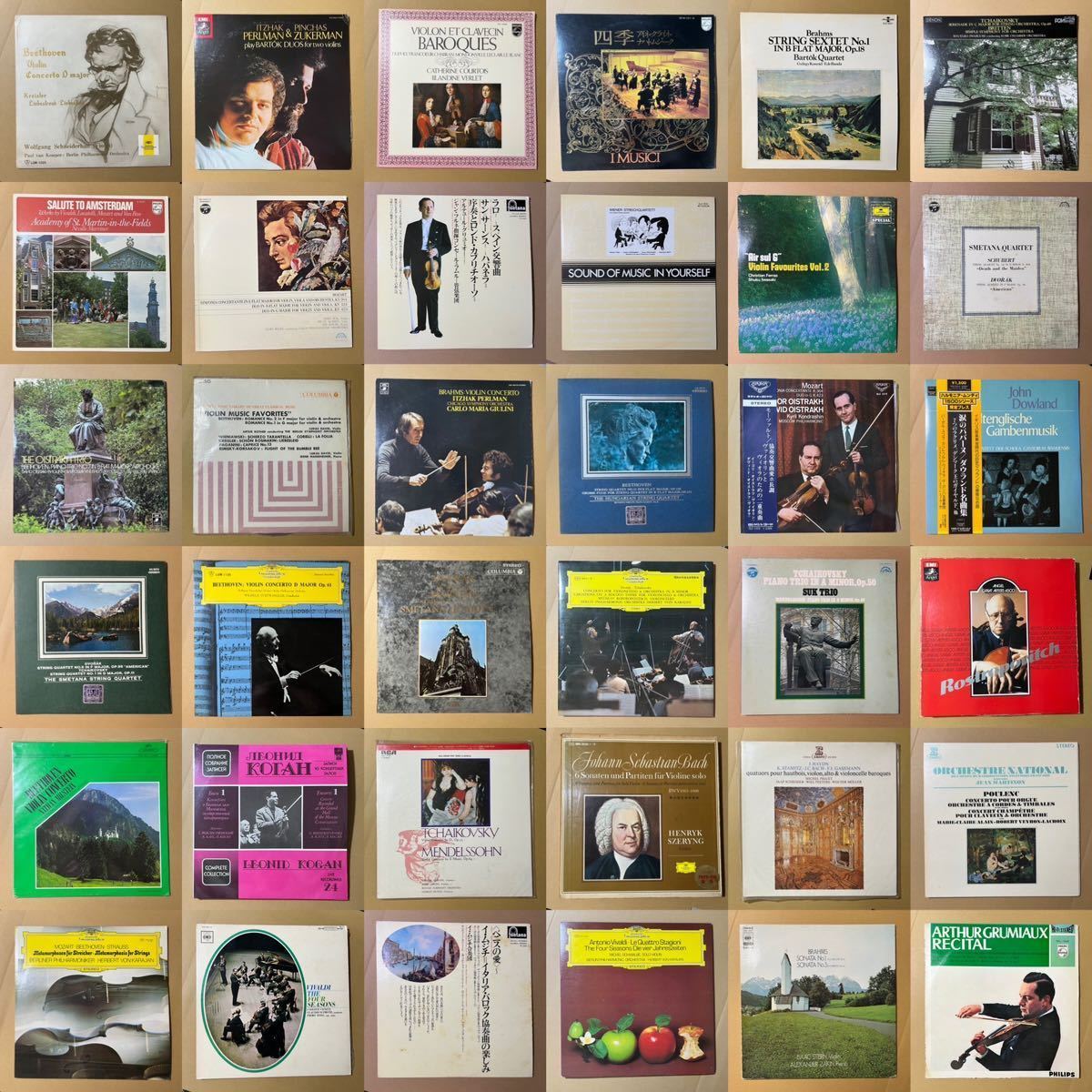 36枚 ヴァイオリンなど弦物 violin cello 当時物 LP レコード 大量 セットクラシック classic 器楽