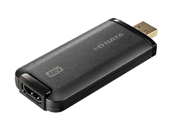 IO DATA GV-HUVC⁄4KV フレームレート調整 4K HDMI USB 変換 アダプター