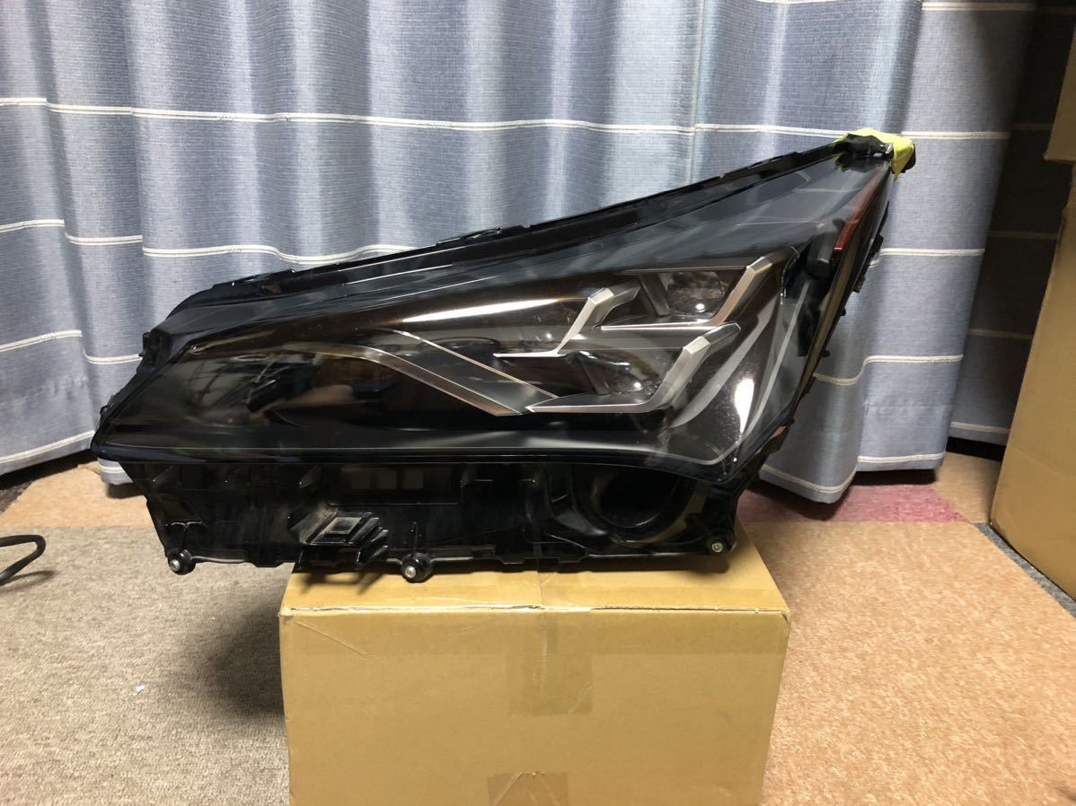 ★レクサス/NX純正ヘッドライト/LEXUS/AGZ10/AGZ15/AYZ10/AYZ15/LED/3眼/koito 78-32★ハイブリッド/ブラック//