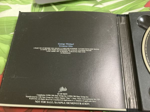 販促用・非売品CD『Greatest Hits』Geroge Micheal（ジョージ