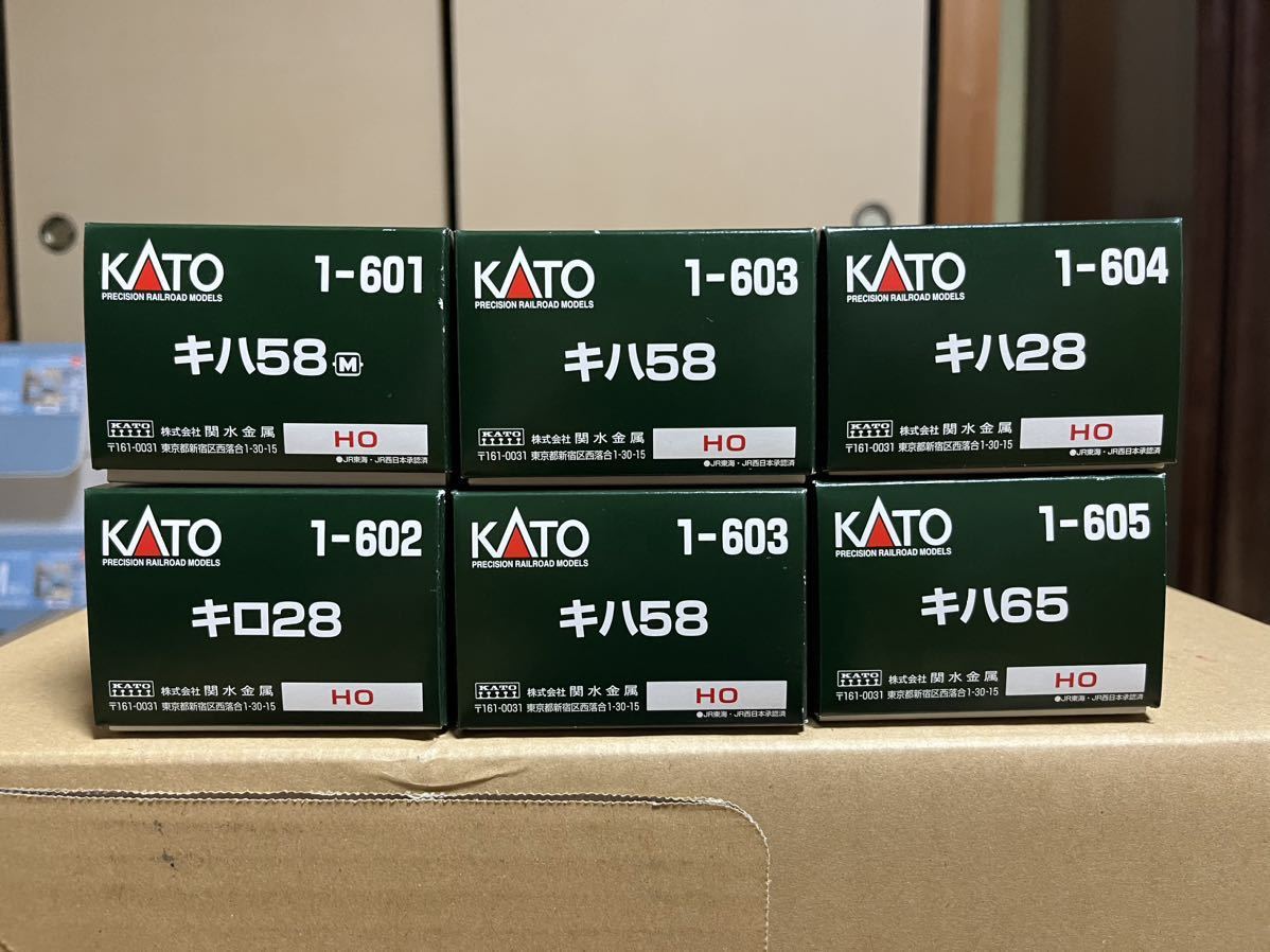 KATO 1-601 1-602 キハ58 1-603 1-604 1-4 キロ28 (M)
