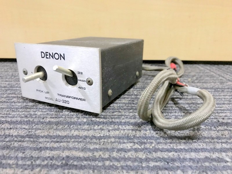 DENON AU-320 動作未確認 通電動作未確認】DENON AU-320 MC昇圧