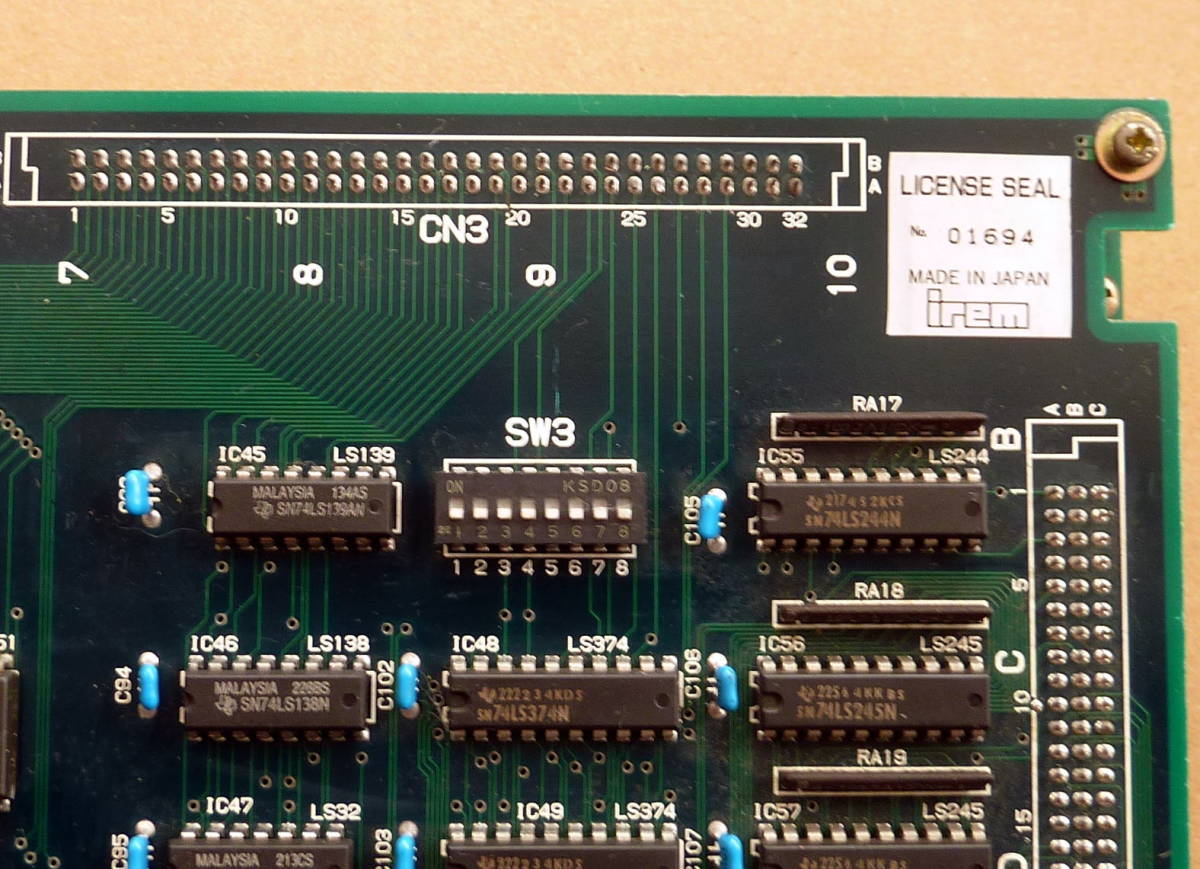 Yahoo!オークション - アイレム ジャンク基板 上面ボ－ド M92 irem