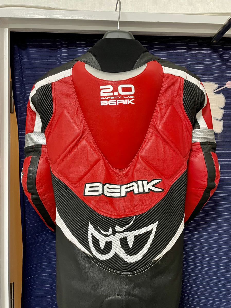 MFJ公認モデルBERIKベリックレーシングスーツ44サイズ革ツナギ(Sサイズ