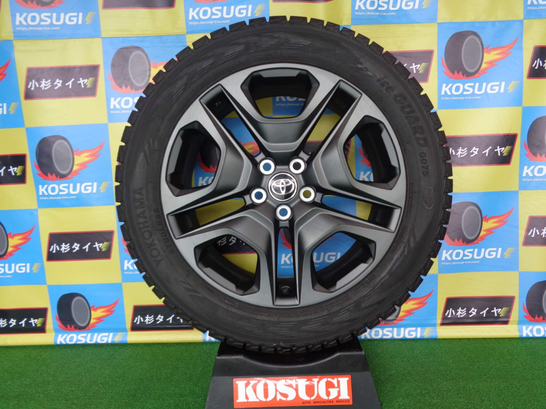 1台限定！235/55R19 19インチ ヨコハマ アイスガードSUV G075 RAV4 