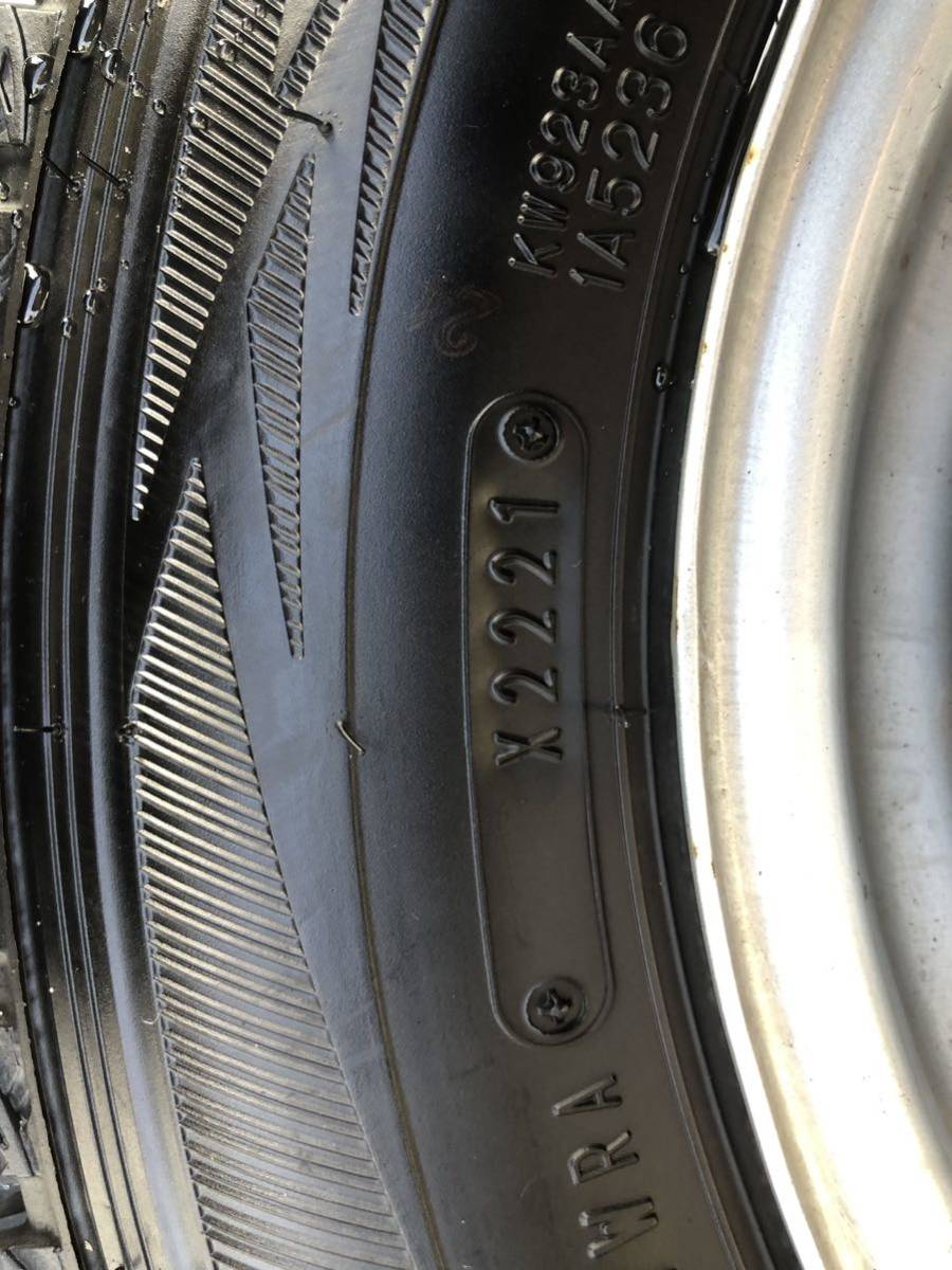 軽トラ バン用スタッドレスタイヤスチールホイール4本セット 145R12 