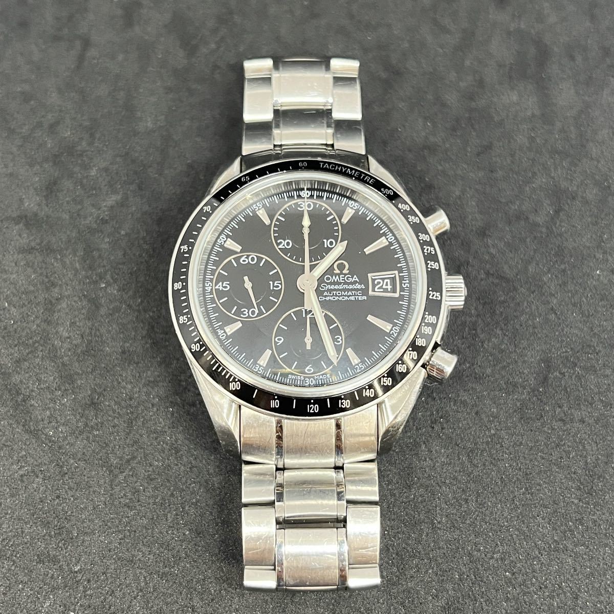 動作品】OMEGA オメガ スピードマスターデイト 3210.50 クロノグラフ