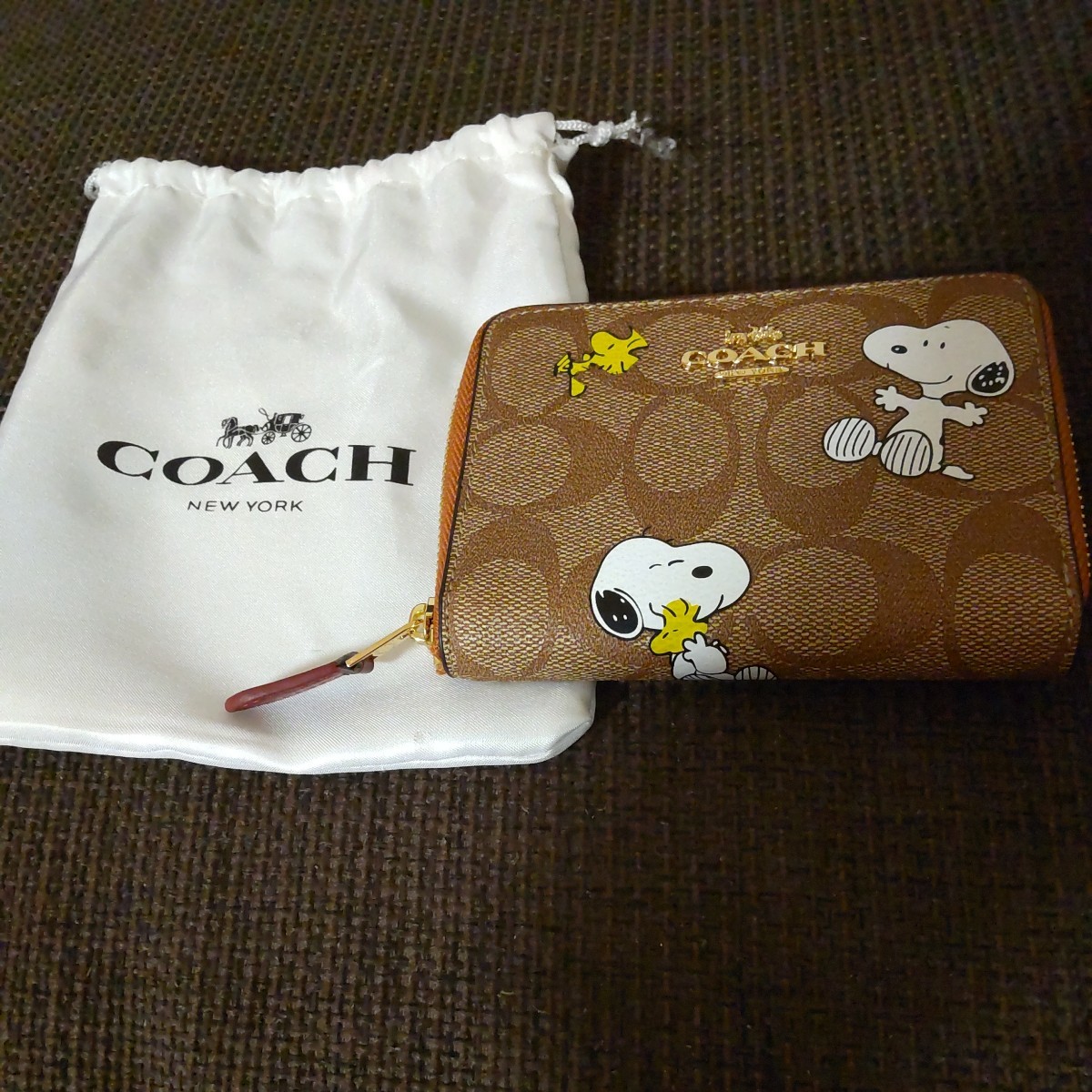 スヌーピー 財布 COACH コーチ | 長財布 二つ折り財布 コラボ 