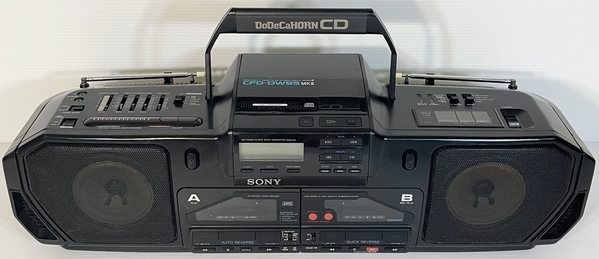 極美品☆動作品】SONY ソニー バブルラジカセ CFD-DW95 DoDeCaHORN