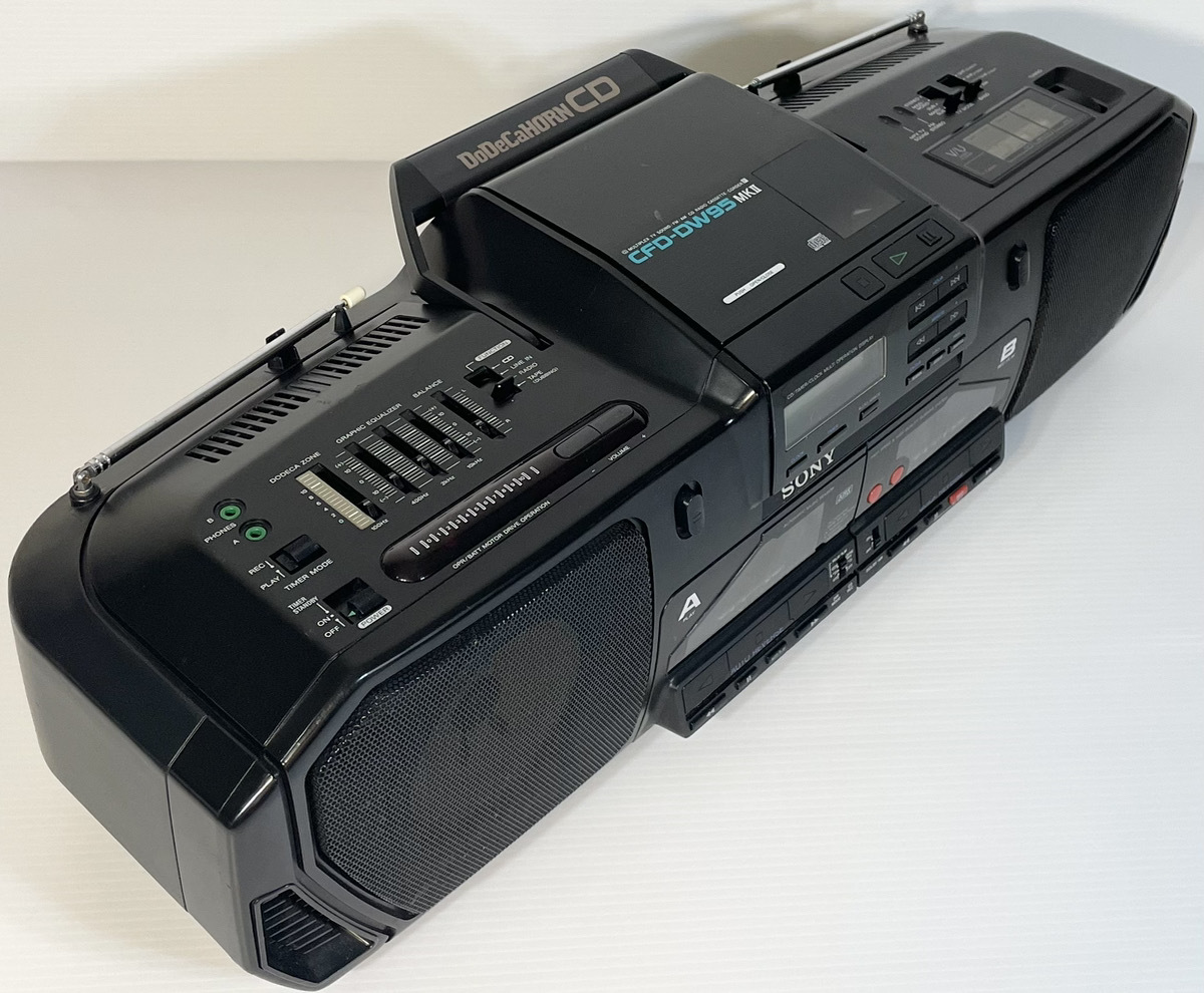 極美品☆動作品】SONY ソニー バブルラジカセ CFD-DW95 DoDeCaHORN