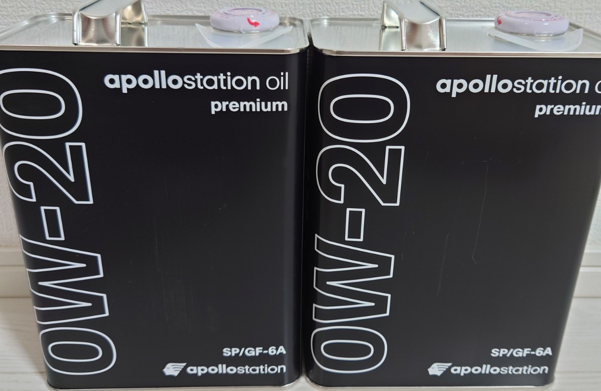アポロステーション オイル プレミアム 0W-20 8リッター 新品 送料無料 