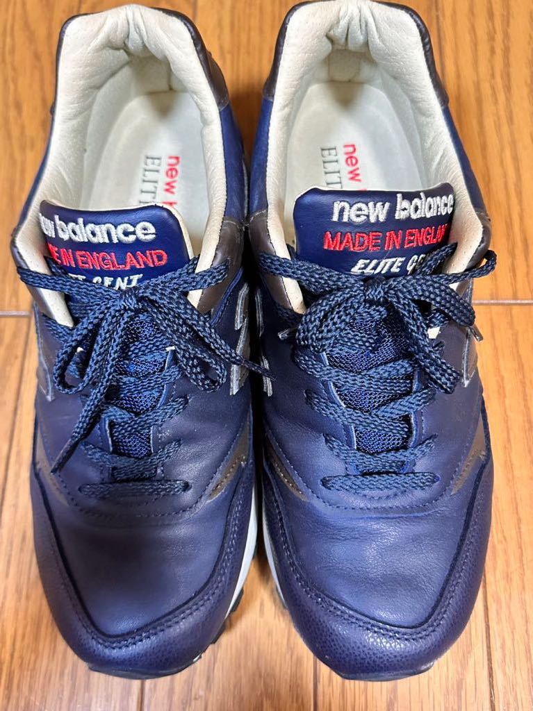 M577GNB made in England 8 ネイビー×ブラウン