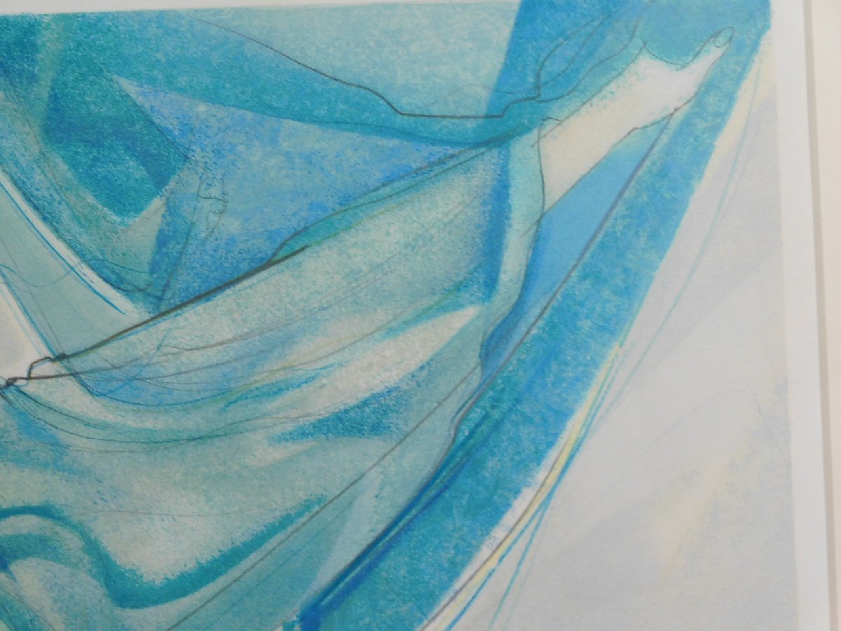 Jean-Baptiste Valadie ジャン・バティスト・バラディエ リトグラフ 青