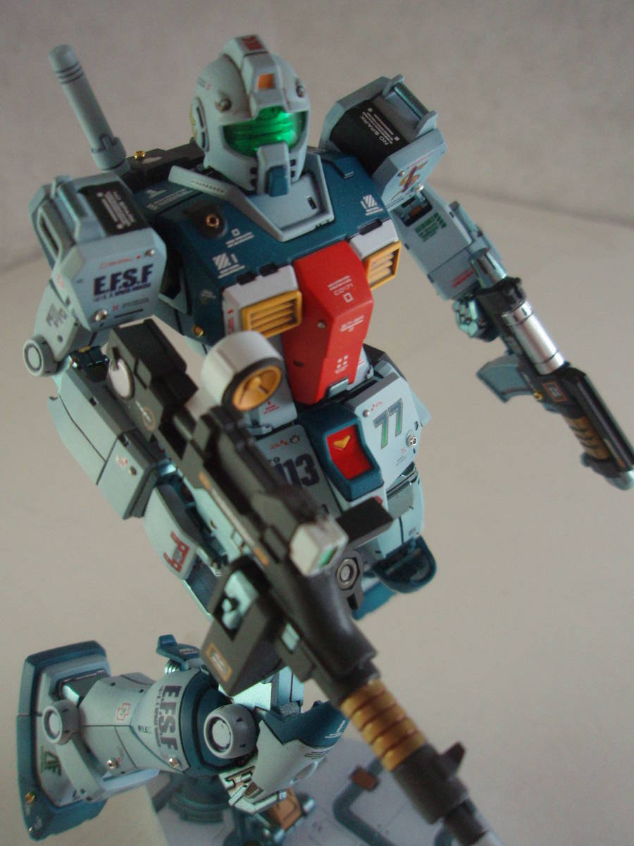 HG1/144 ジム「ククルスドアンの島」版　スレッガー・ロウ搭乗機(全塗装完成品)