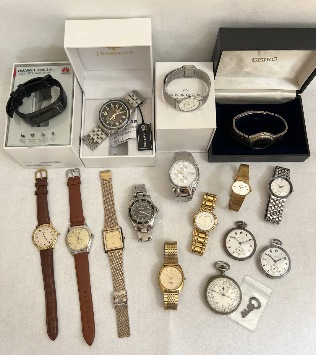 腕時計，懐中時計まとめ売り Yahoo!オークション -「時計 ジャンク