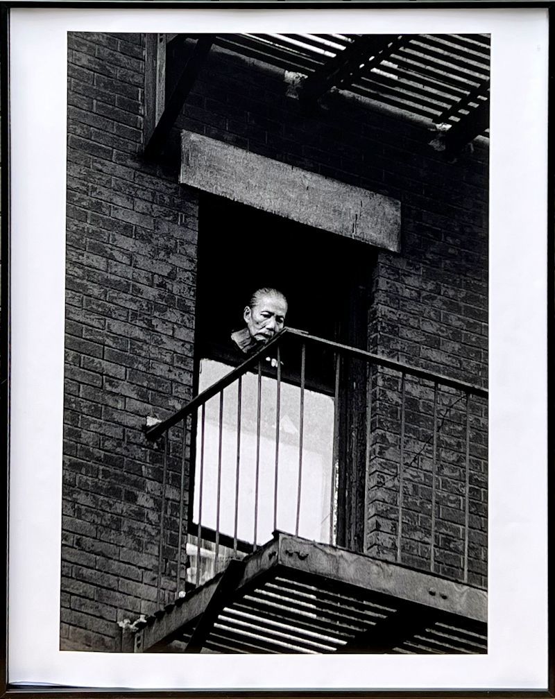 FCP】 真作保証 郷津雅夫 写真 「Mott street(China town) 4PM May 18