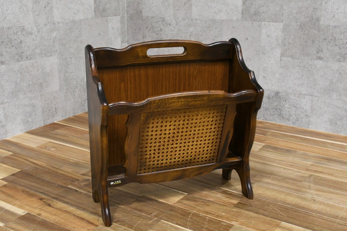 希少 オールドマルニ maruni 1960年代 マガジンラック 孔雀ロゴ